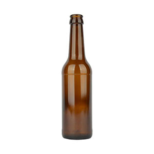 Custom beer bottle 330ml flint amber cobalt blue glass bottle with cap