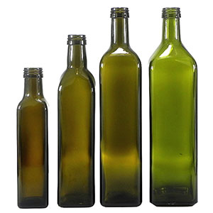 Cheap price clear square olive oil glass bottle with lid