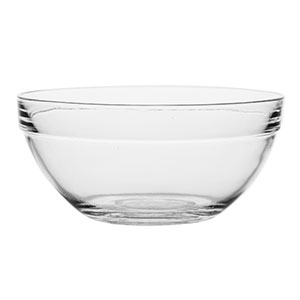 Wholesale 170 mm tempered glass dinnerware bowl salad bowl